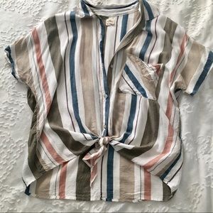 O’Neill Tie Front Top